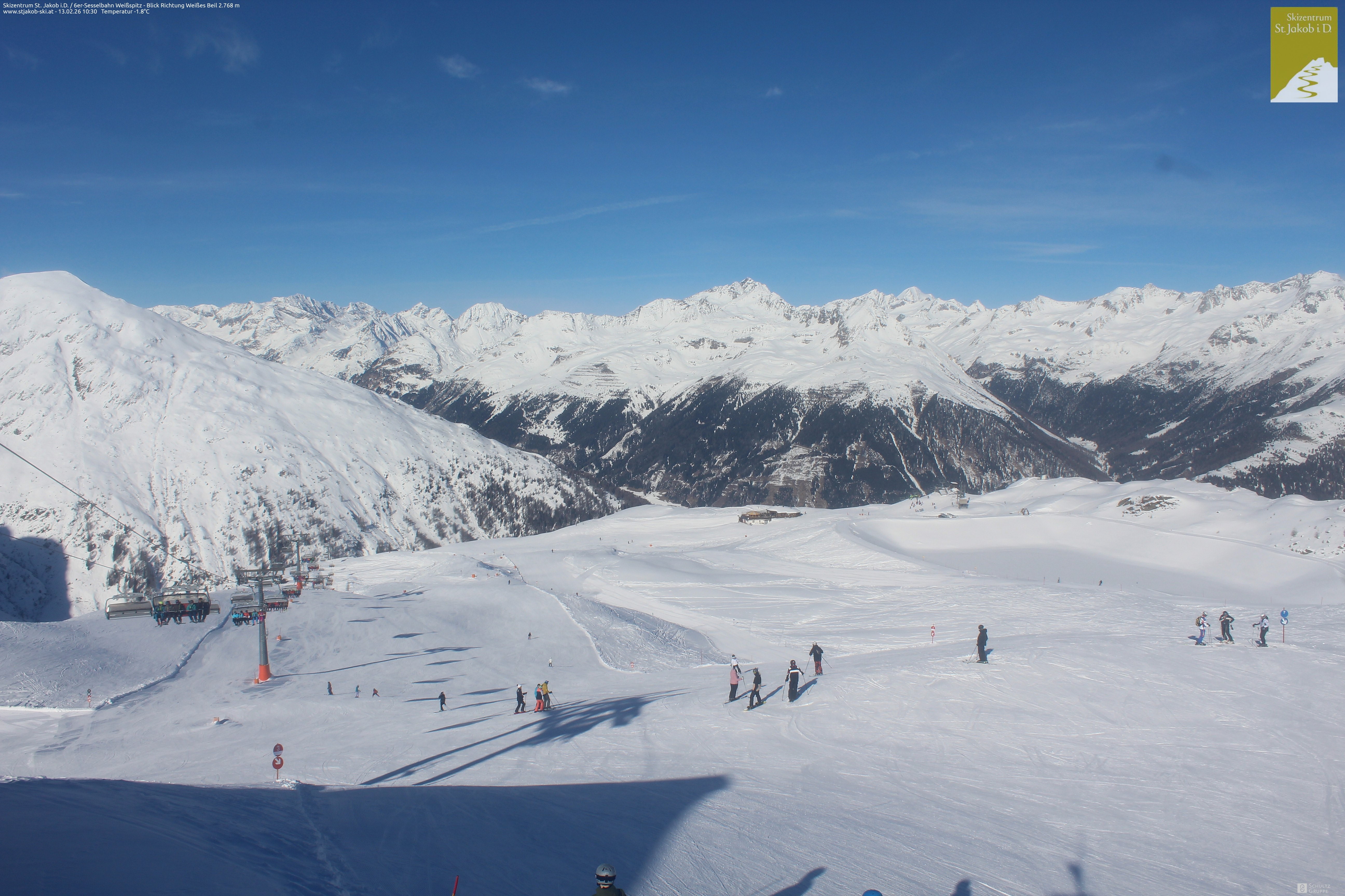 Archiv Foto Webcam 6er Sesselbahn Weißspitz