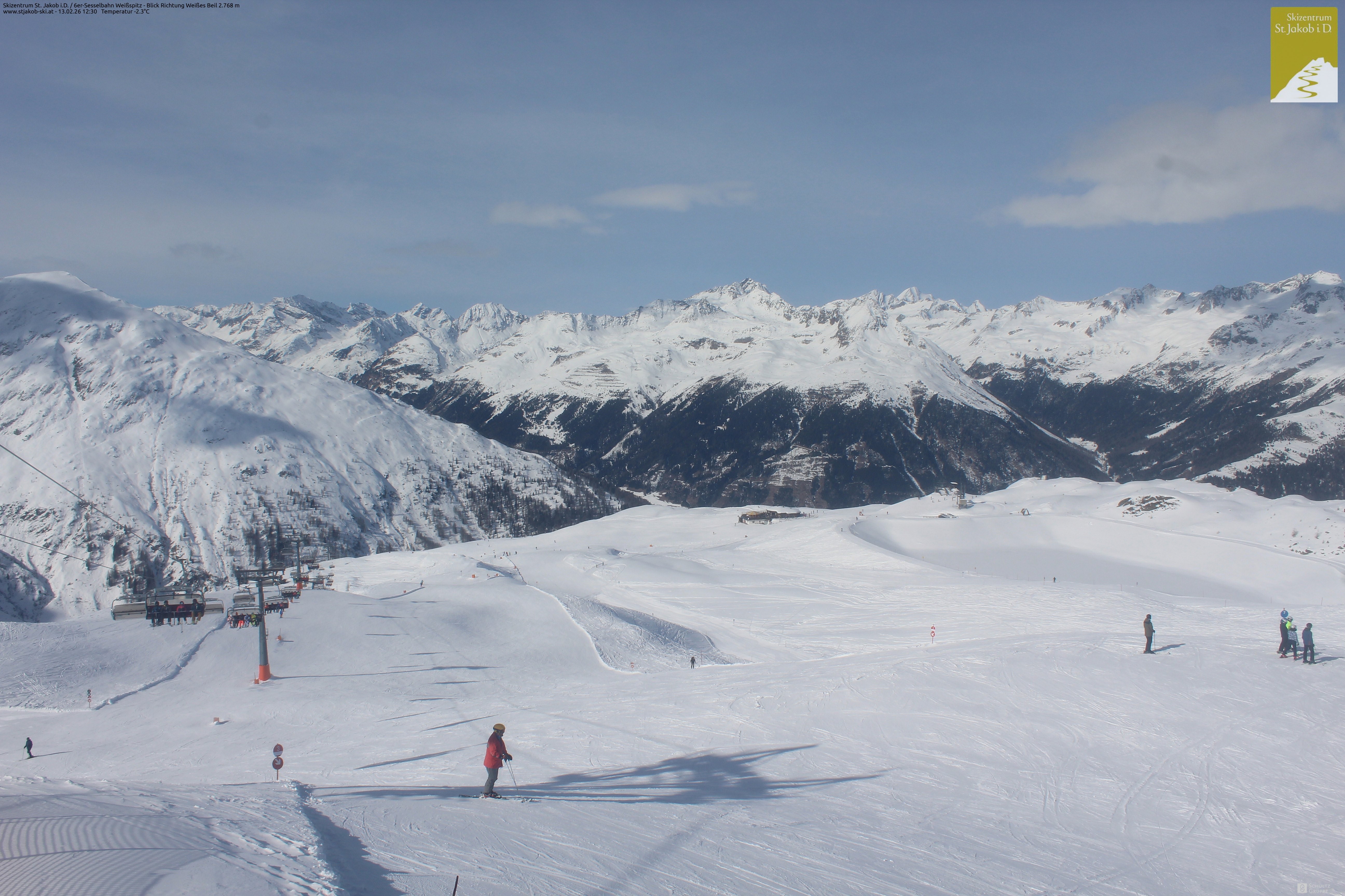 Archiv Foto Webcam 6er Sesselbahn Weißspitz