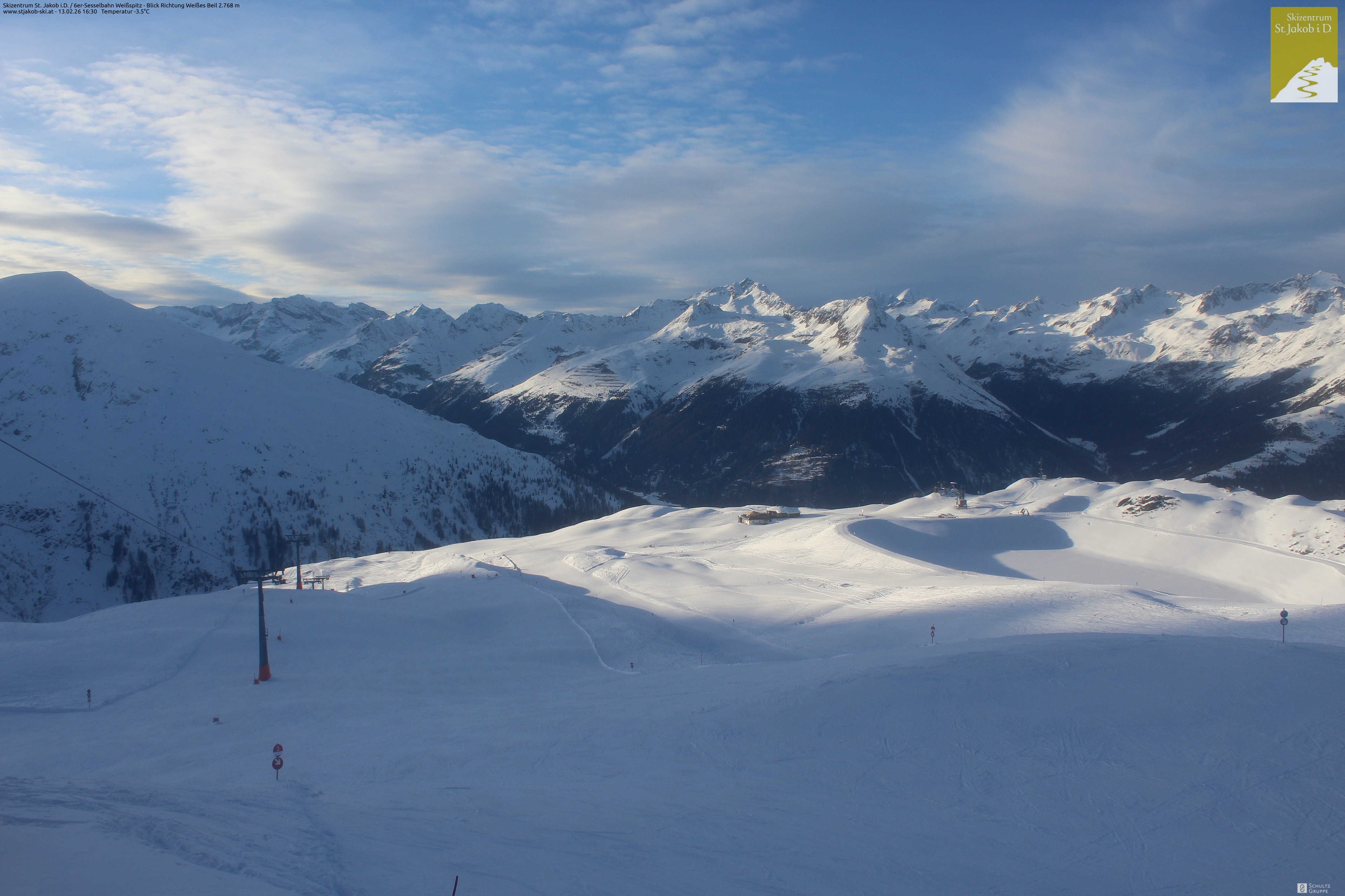 Archiv Foto Webcam 6er Sesselbahn Weißspitz