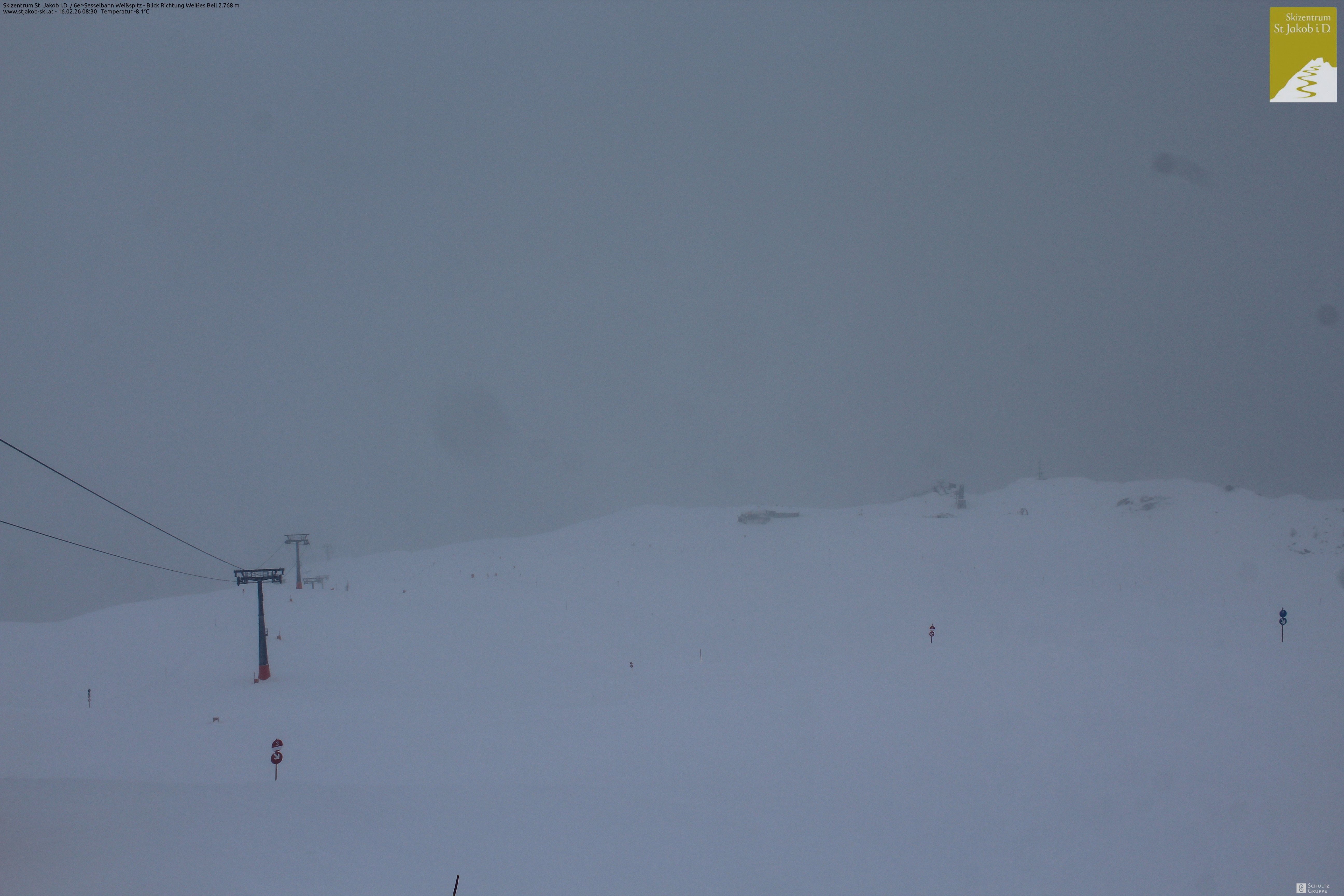 Archiv Foto Webcam 6er Sesselbahn Weißspitz