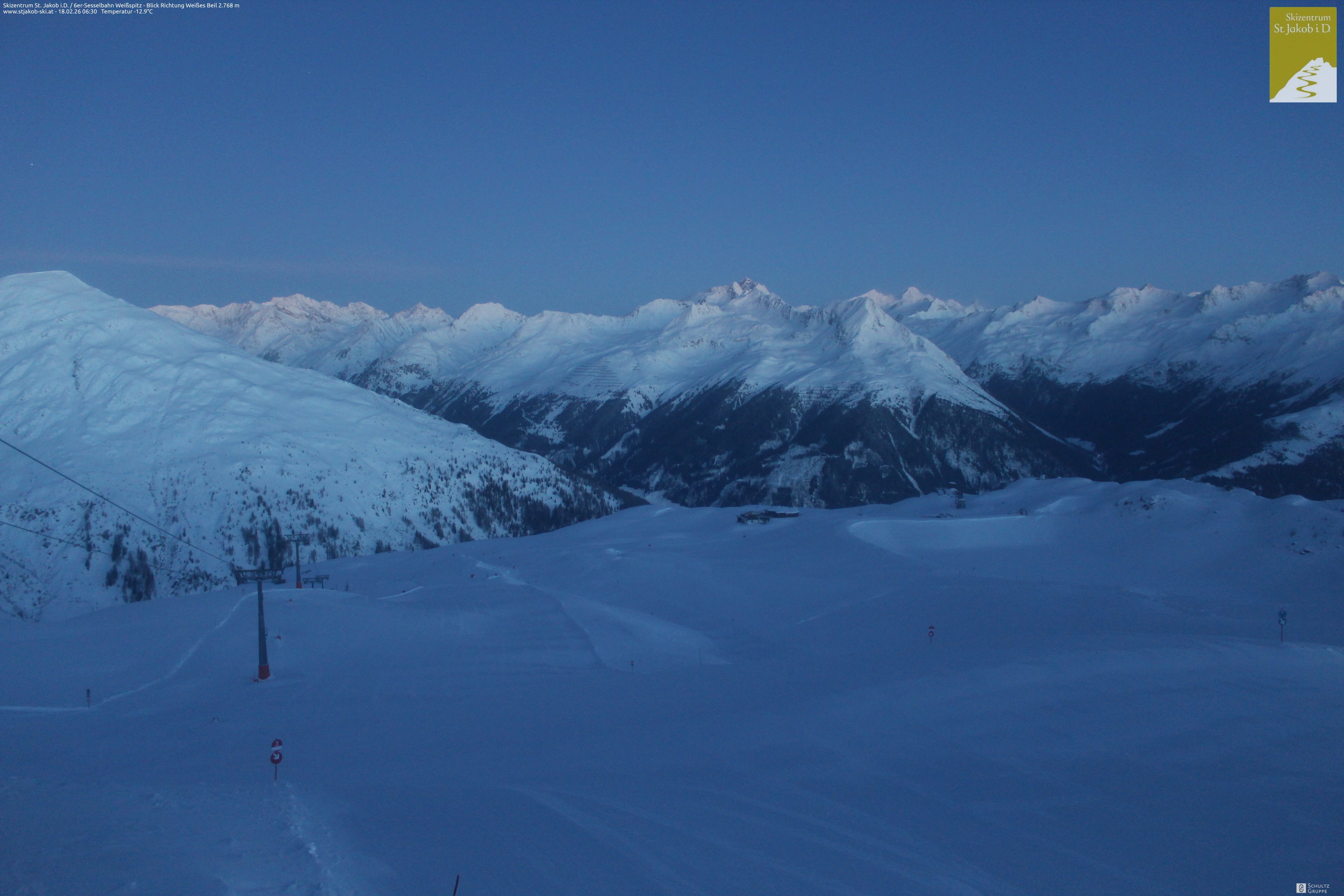 Archiv Foto Webcam 6er Sesselbahn Weißspitz