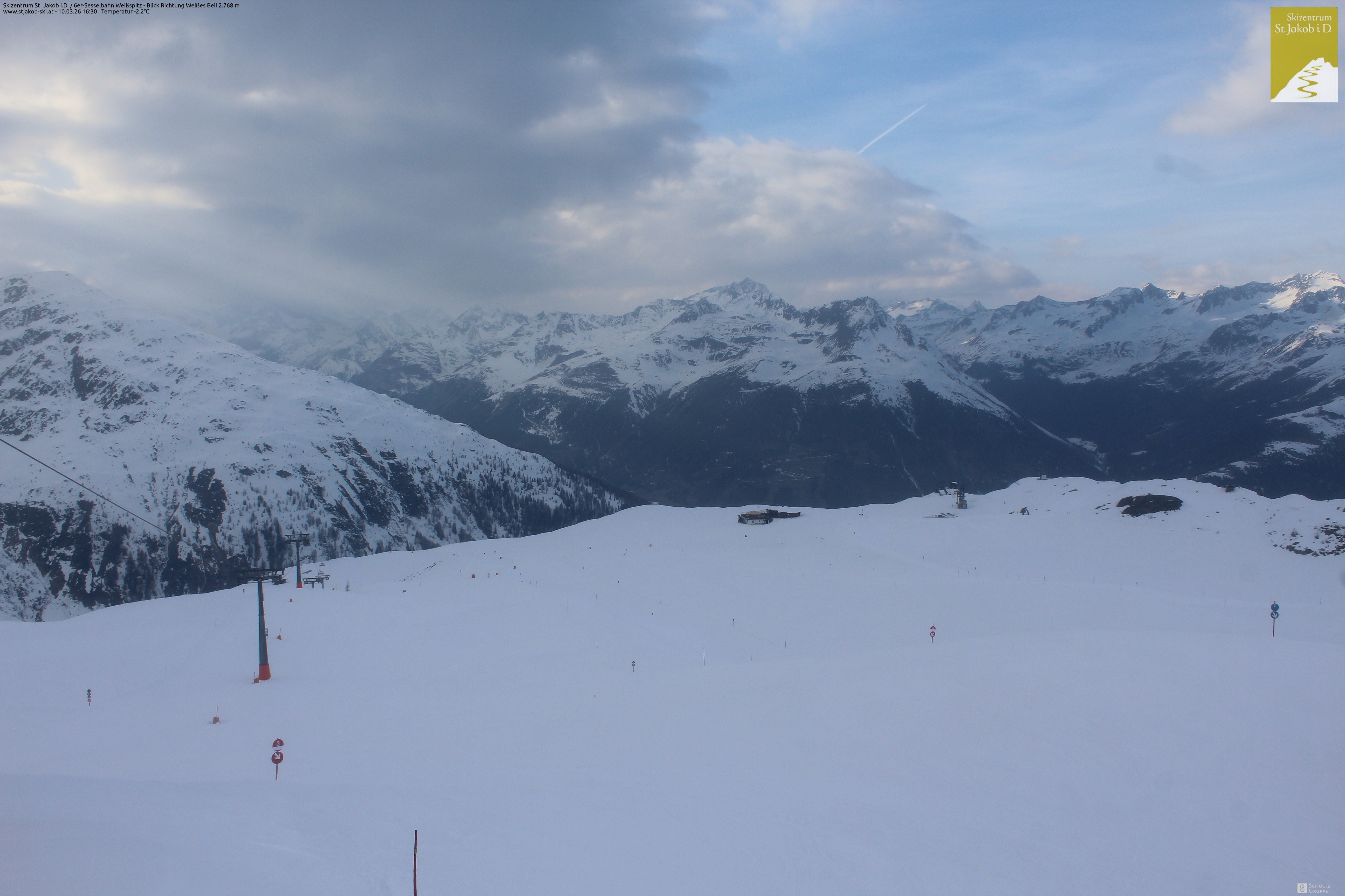 Archiv Foto Webcam 6er Sesselbahn Weißspitz