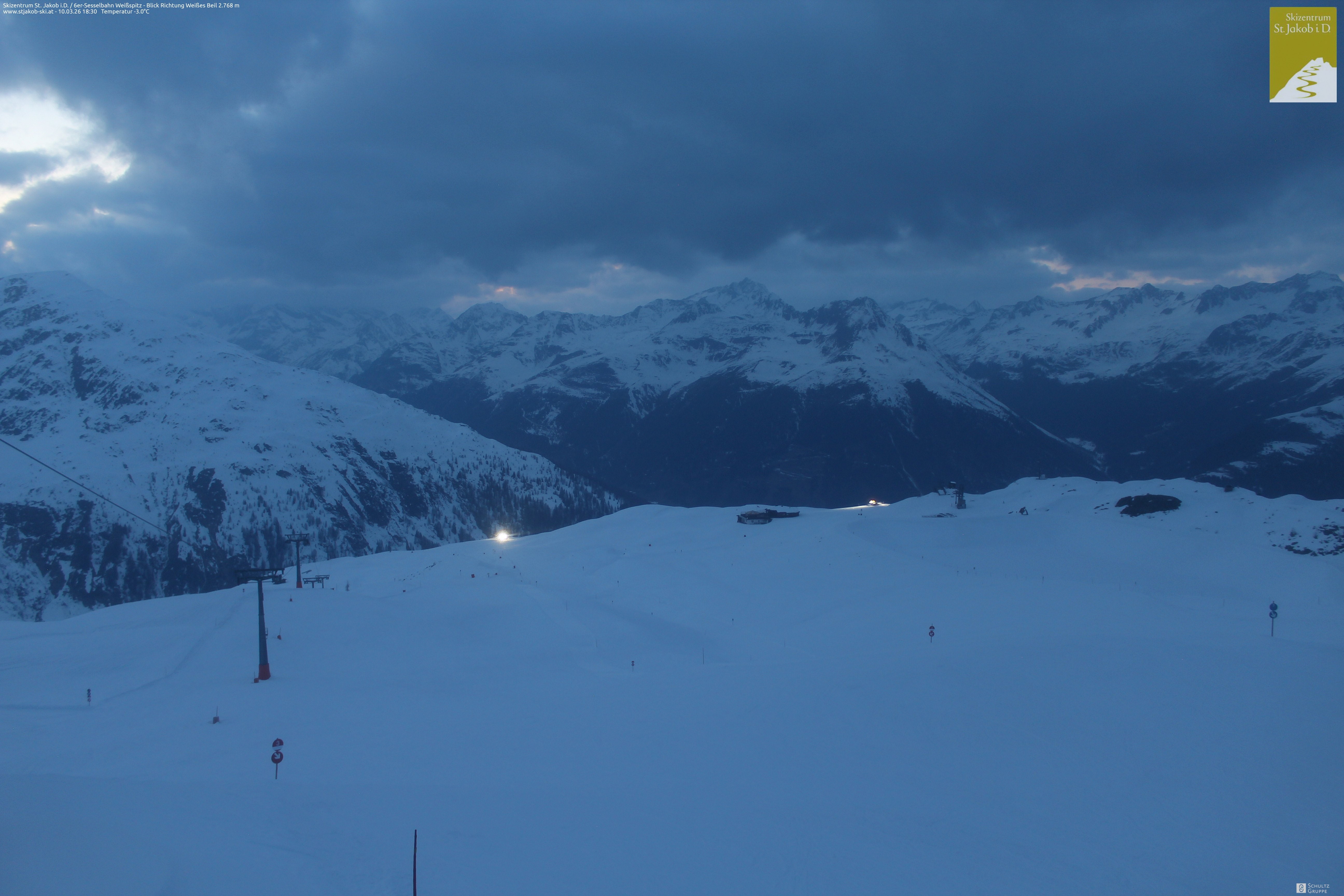 Archiv Foto Webcam 6er Sesselbahn Weißspitz