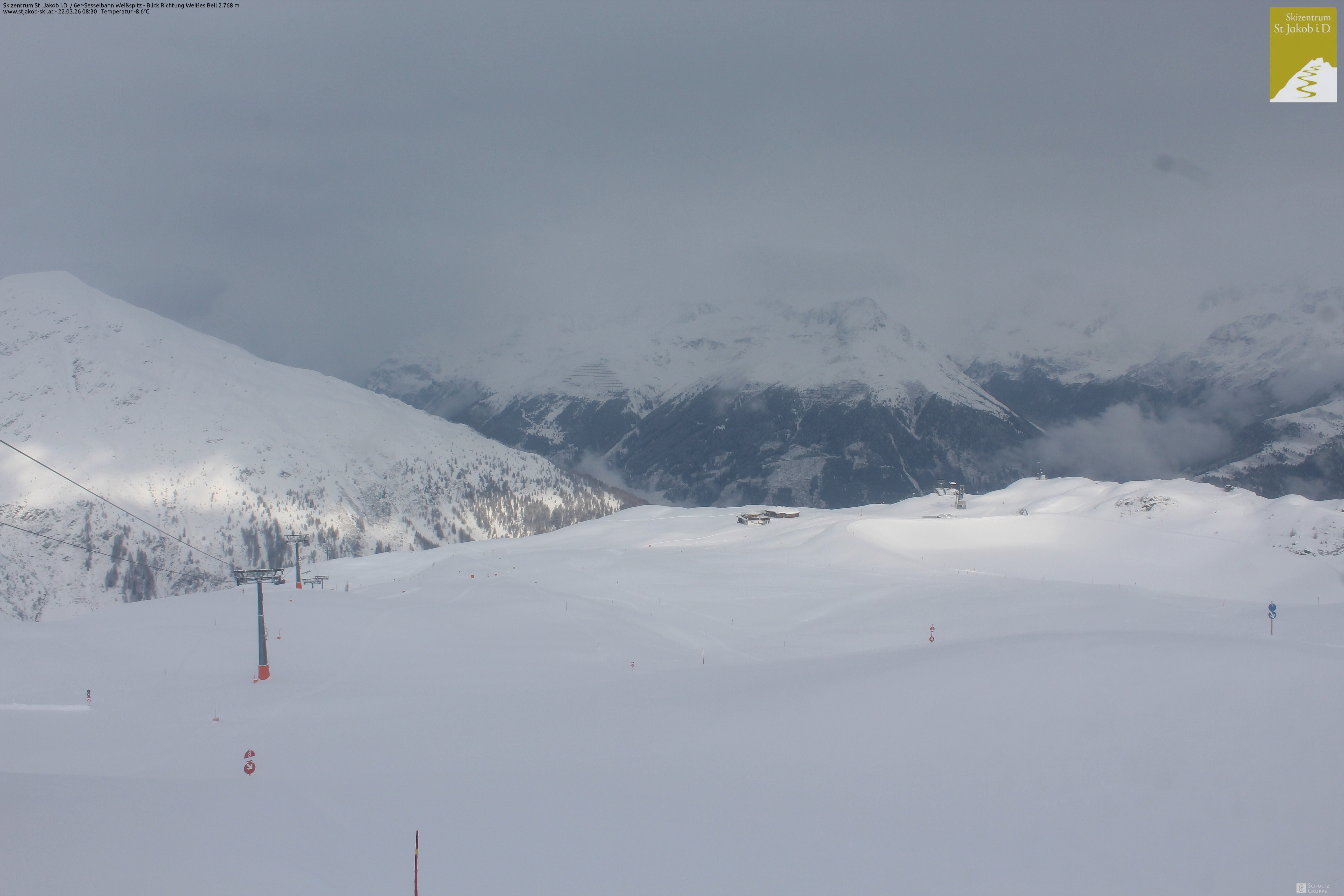 Archiv Foto Webcam 6er Sesselbahn Weißspitz