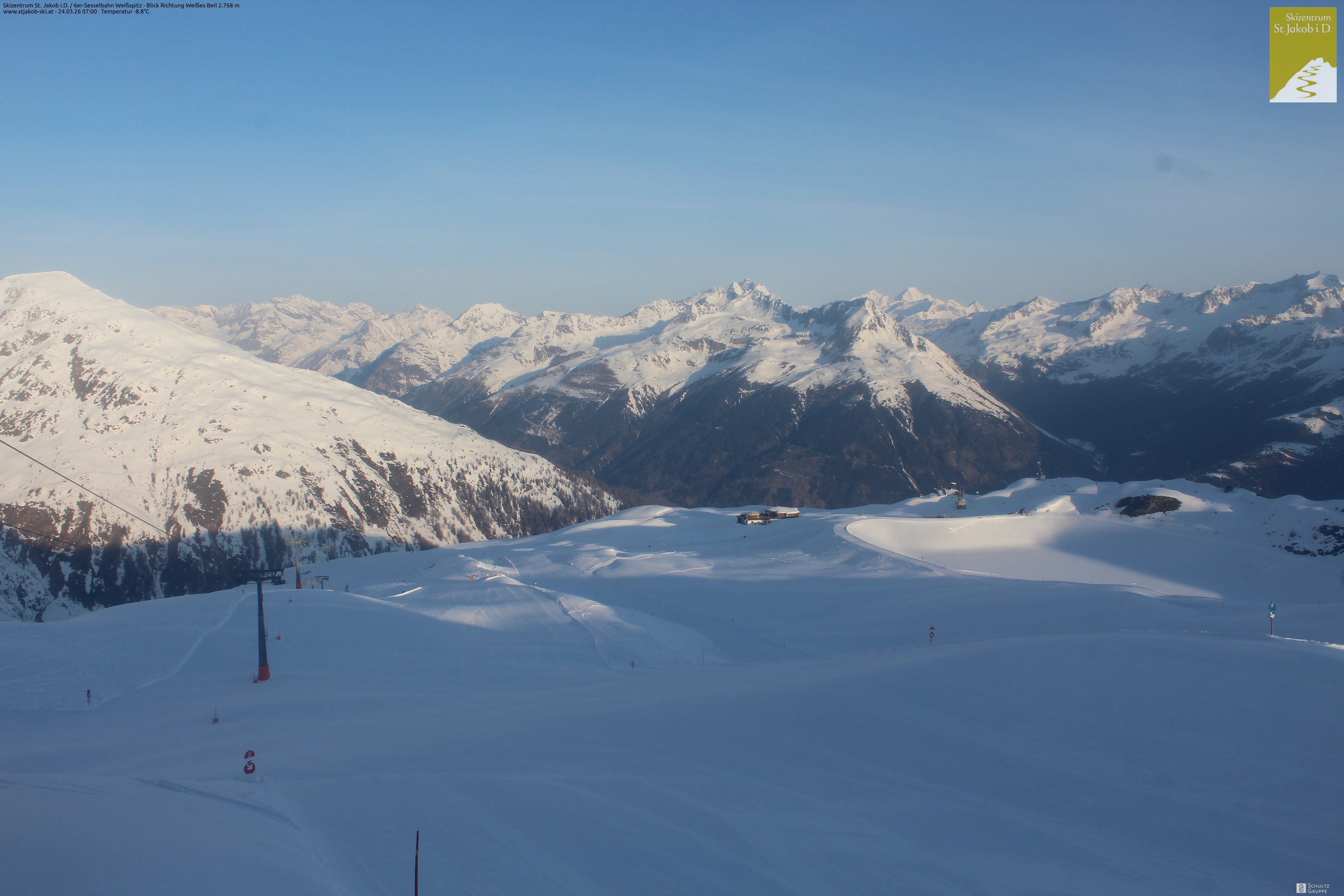 Archiv Foto Webcam 6er Sesselbahn Weißspitz