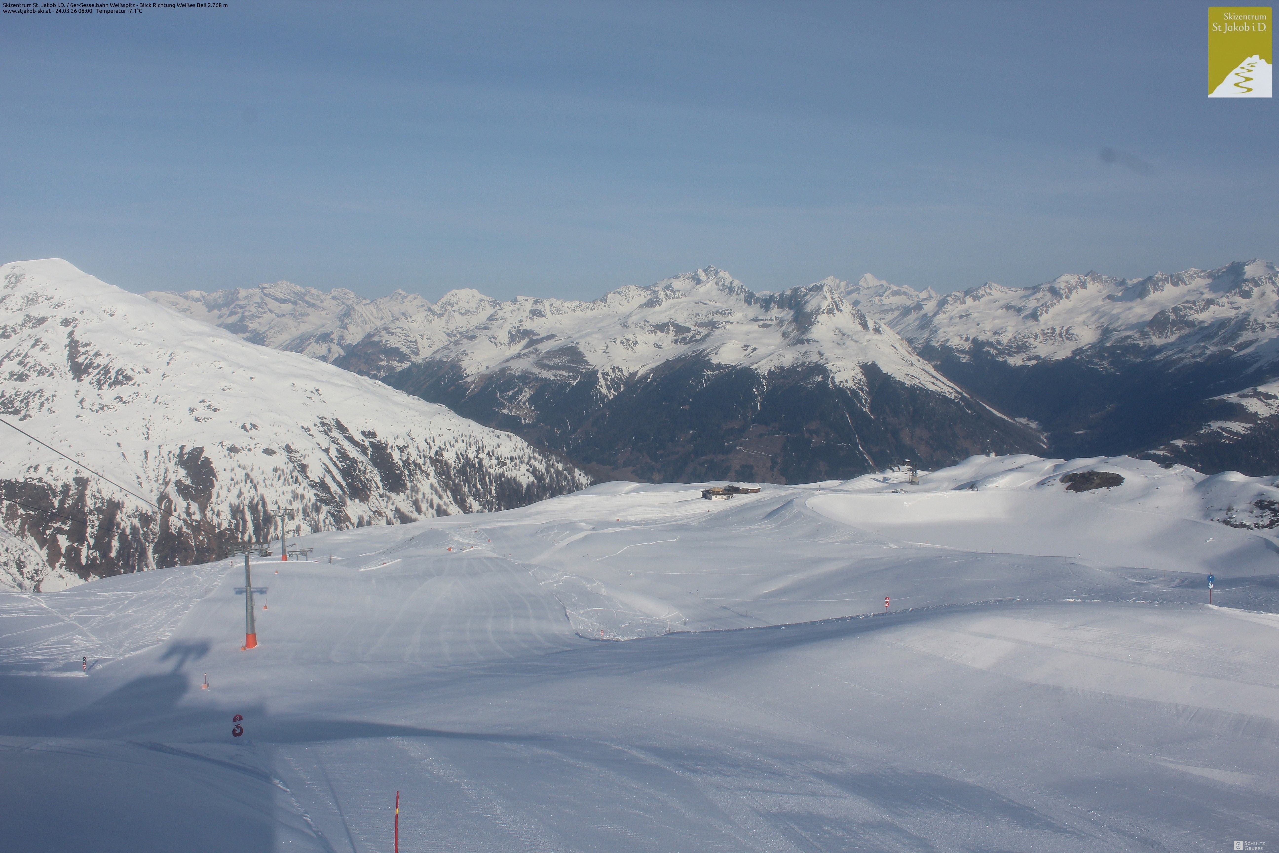 Archiv Foto Webcam 6er Sesselbahn Weißspitz