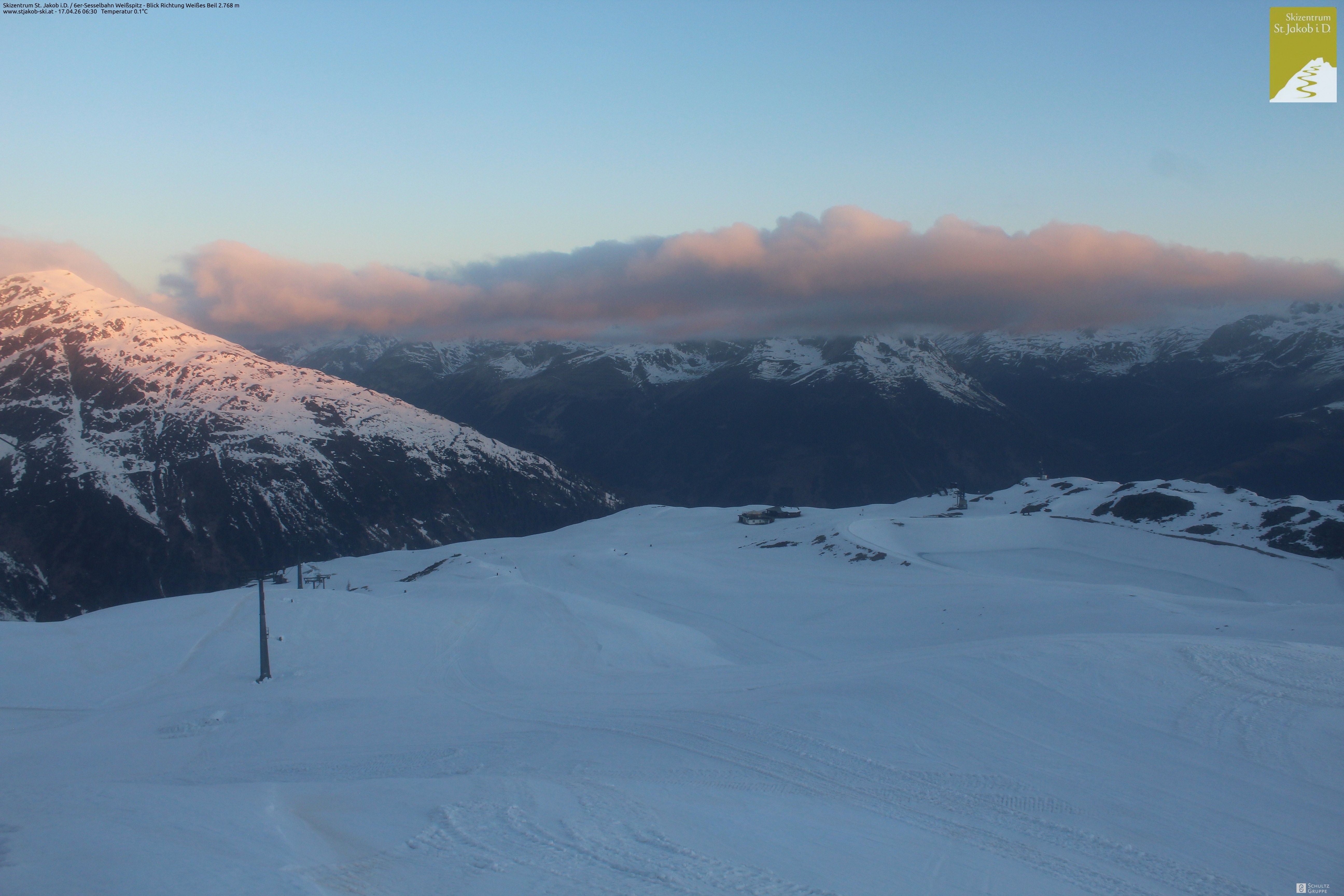 Archiv Foto Webcam 6er Sesselbahn Weißspitz