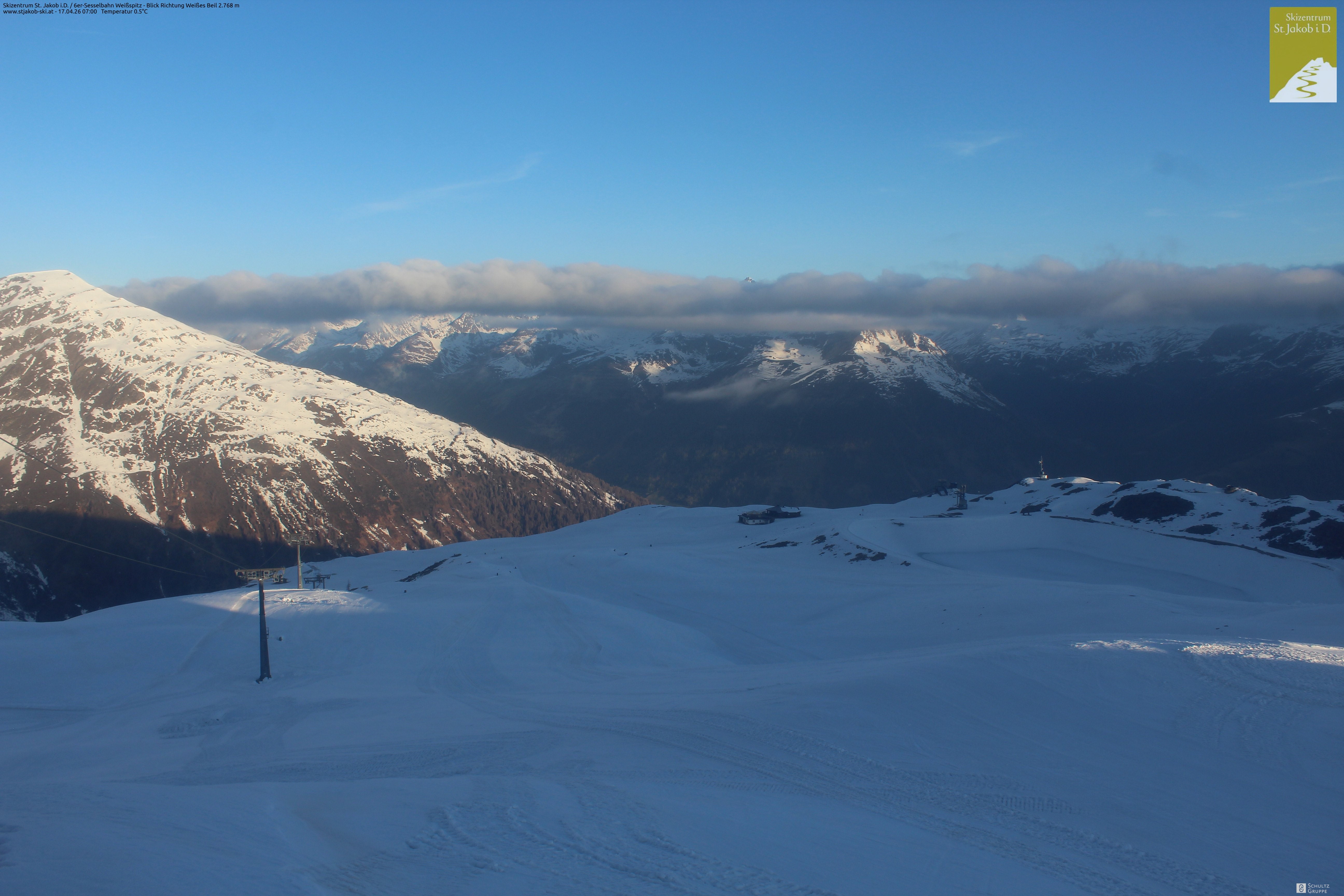 Archiv Foto Webcam 6er Sesselbahn Weißspitz