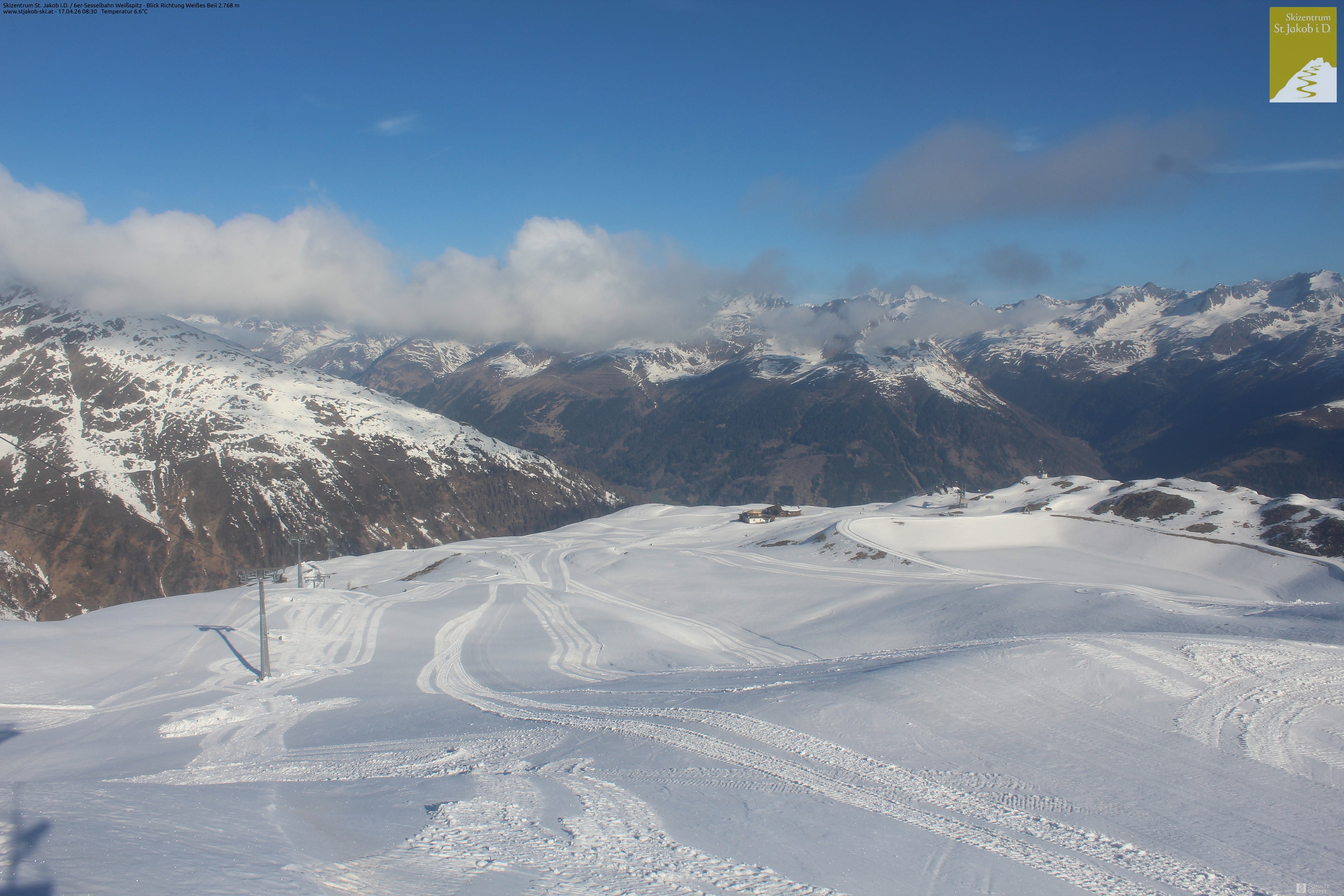 Archiv Foto Webcam 6er Sesselbahn Weißspitz