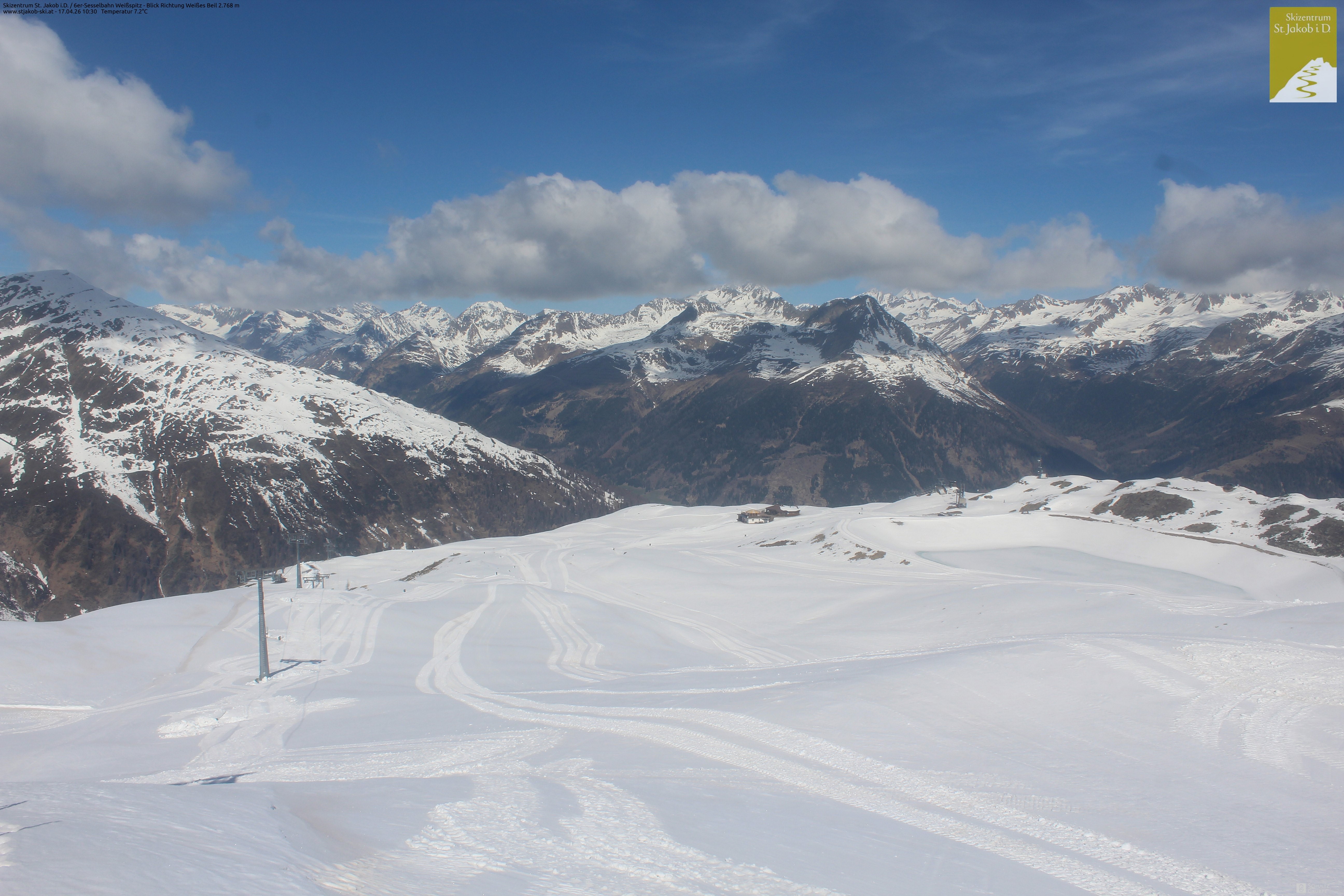 Archiv Foto Webcam 6er Sesselbahn Weißspitz