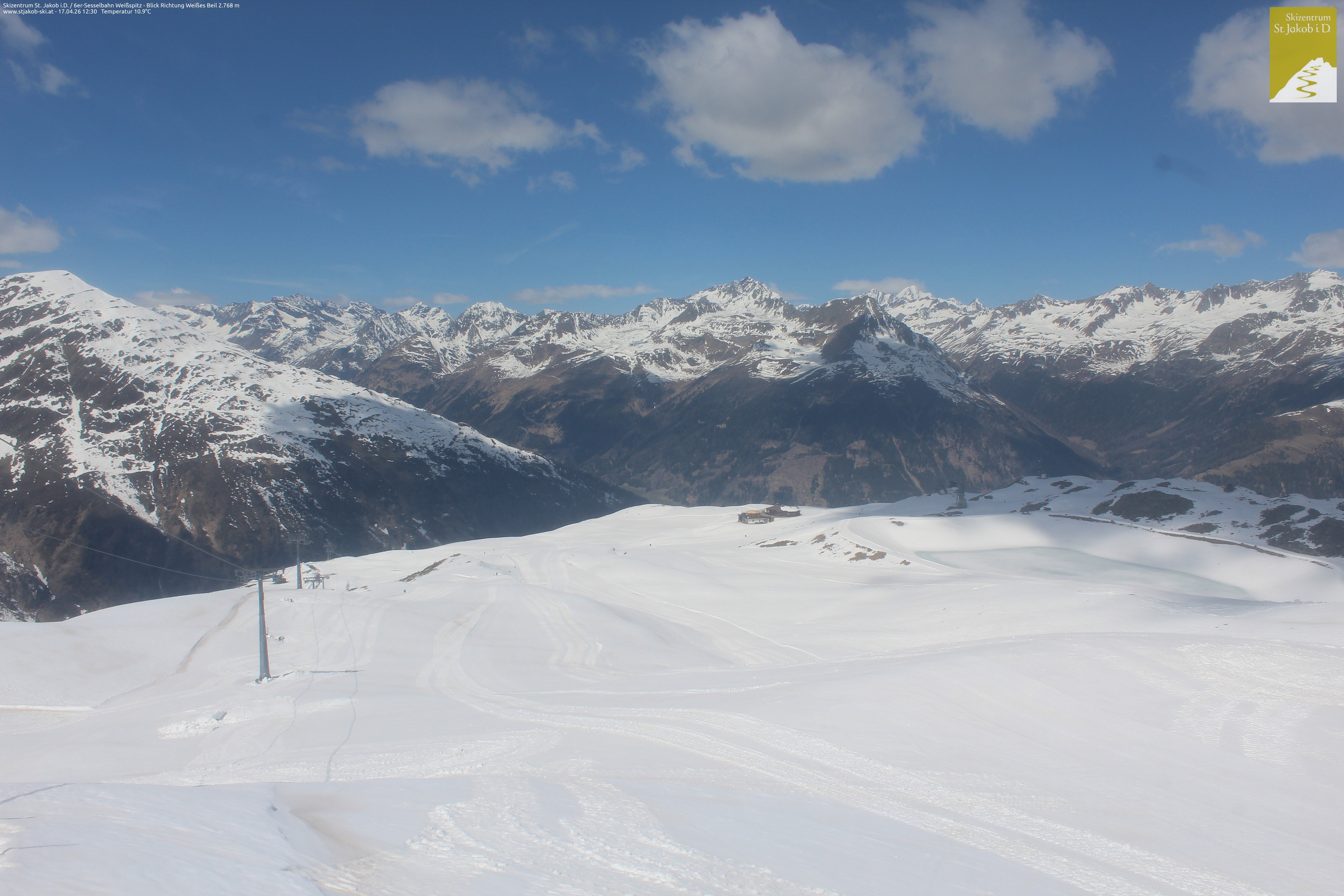 Archiv Foto Webcam 6er Sesselbahn Weißspitz