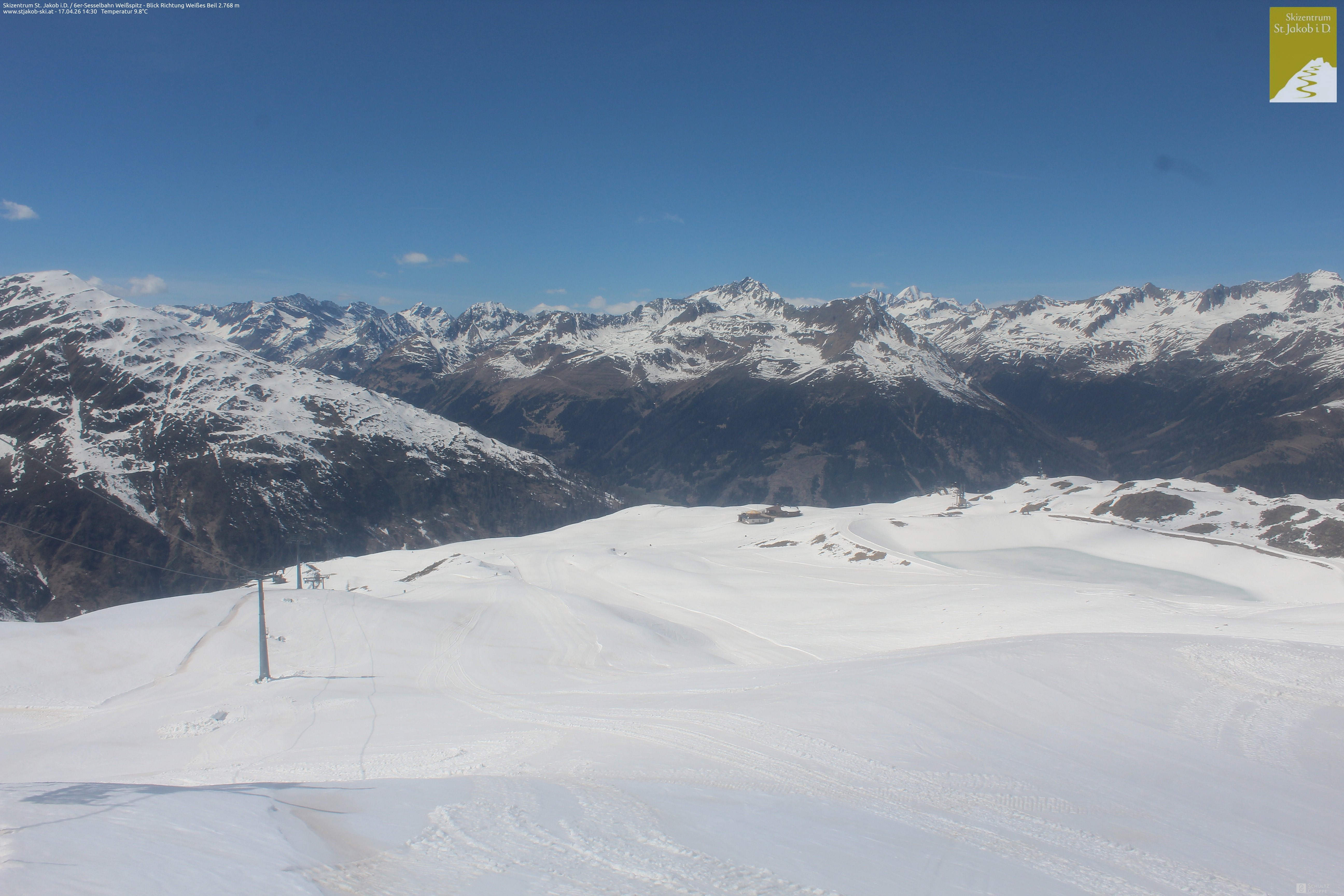 Archiv Foto Webcam 6er Sesselbahn Weißspitz