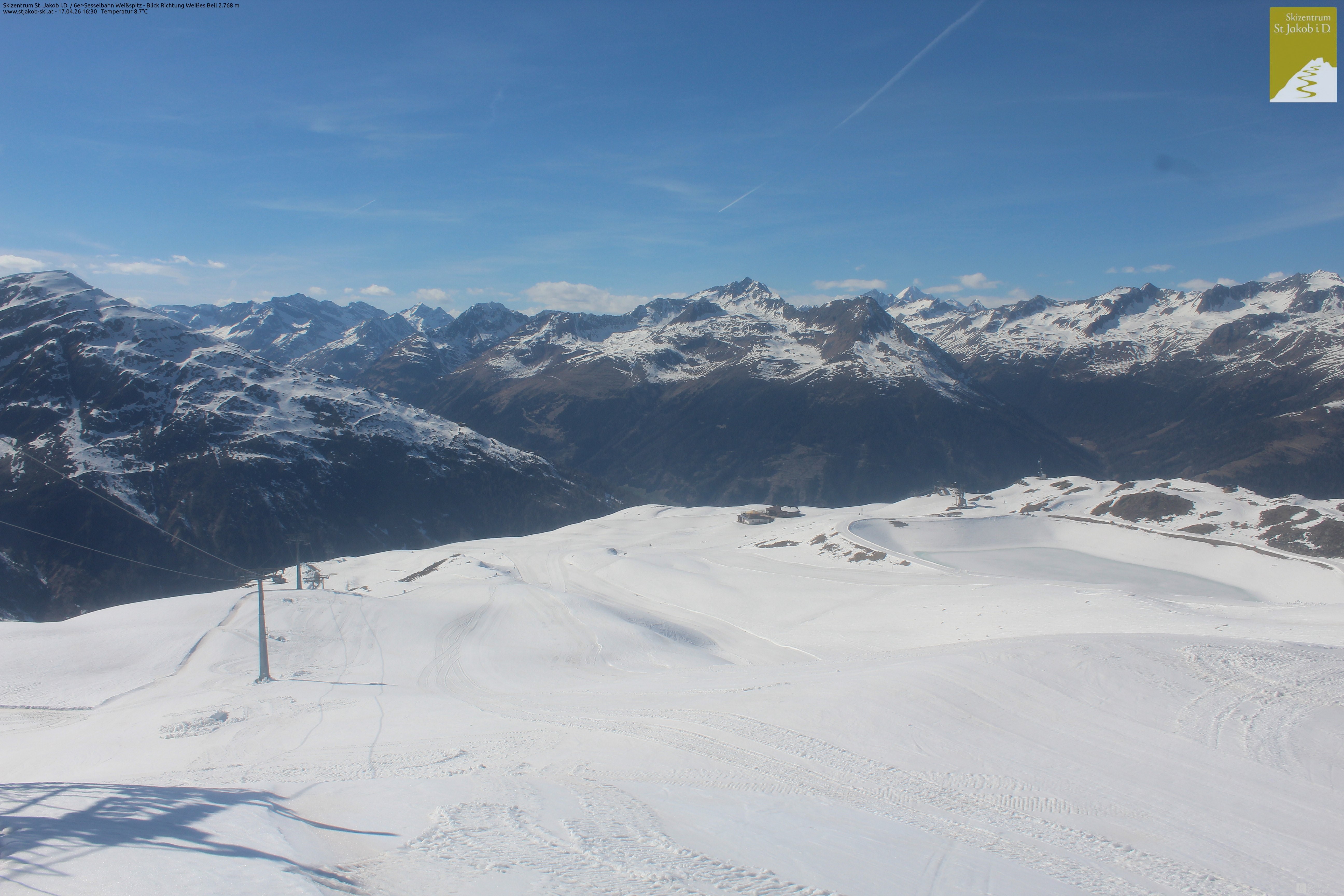 Archiv Foto Webcam 6er Sesselbahn Weißspitz