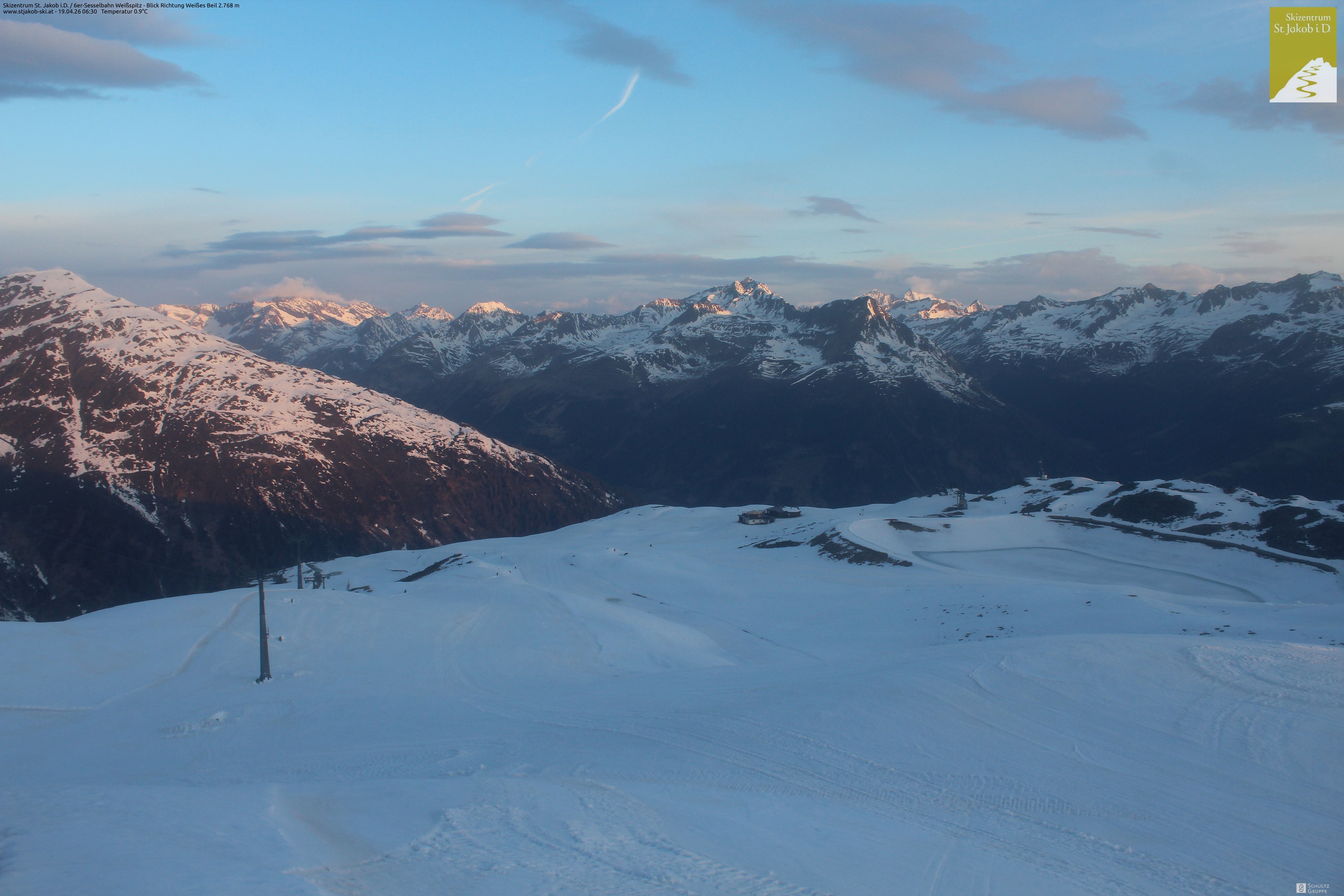 Archiv Foto Webcam 6er Sesselbahn Weißspitz