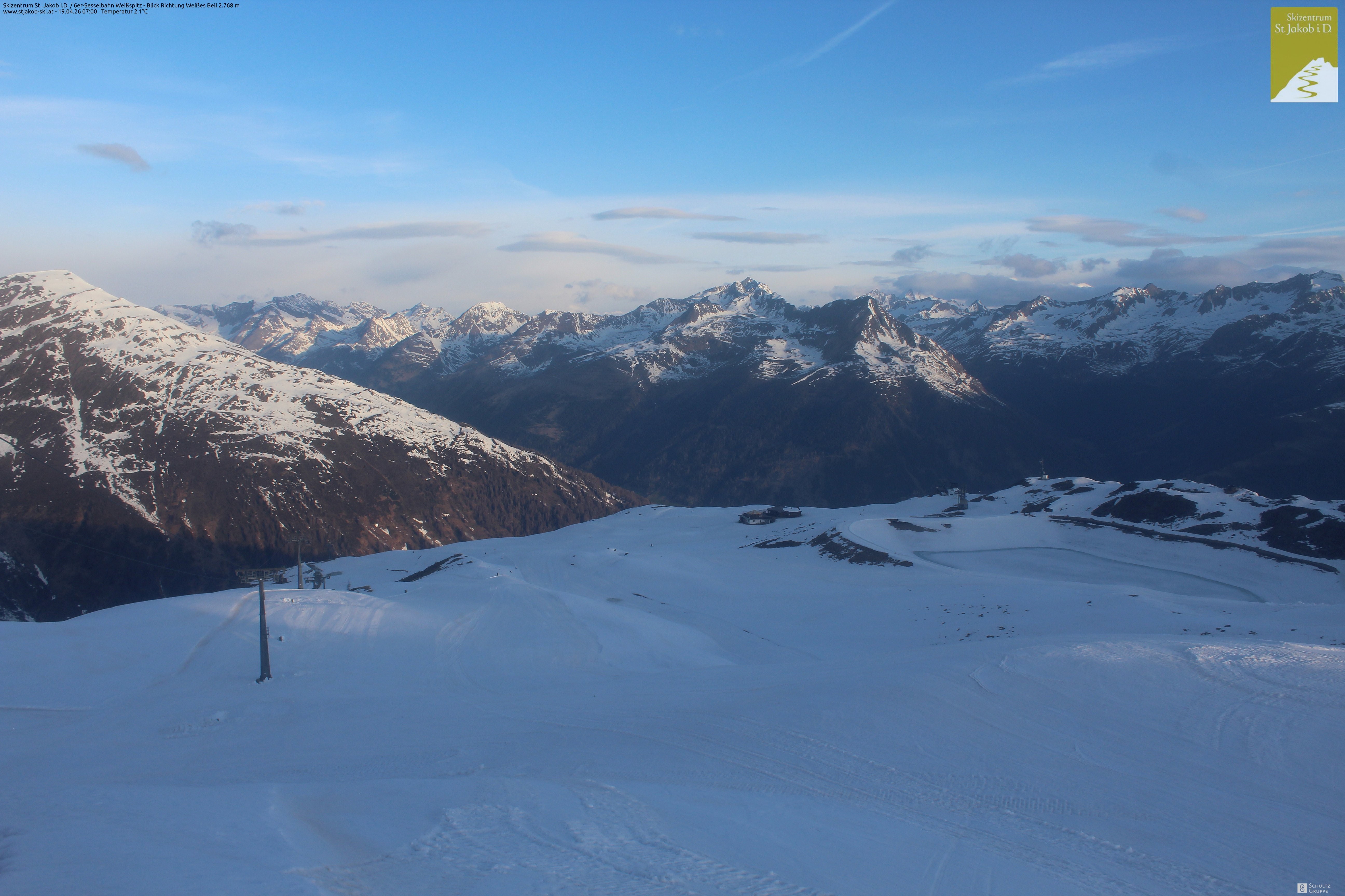 Archiv Foto Webcam 6er Sesselbahn Weißspitz