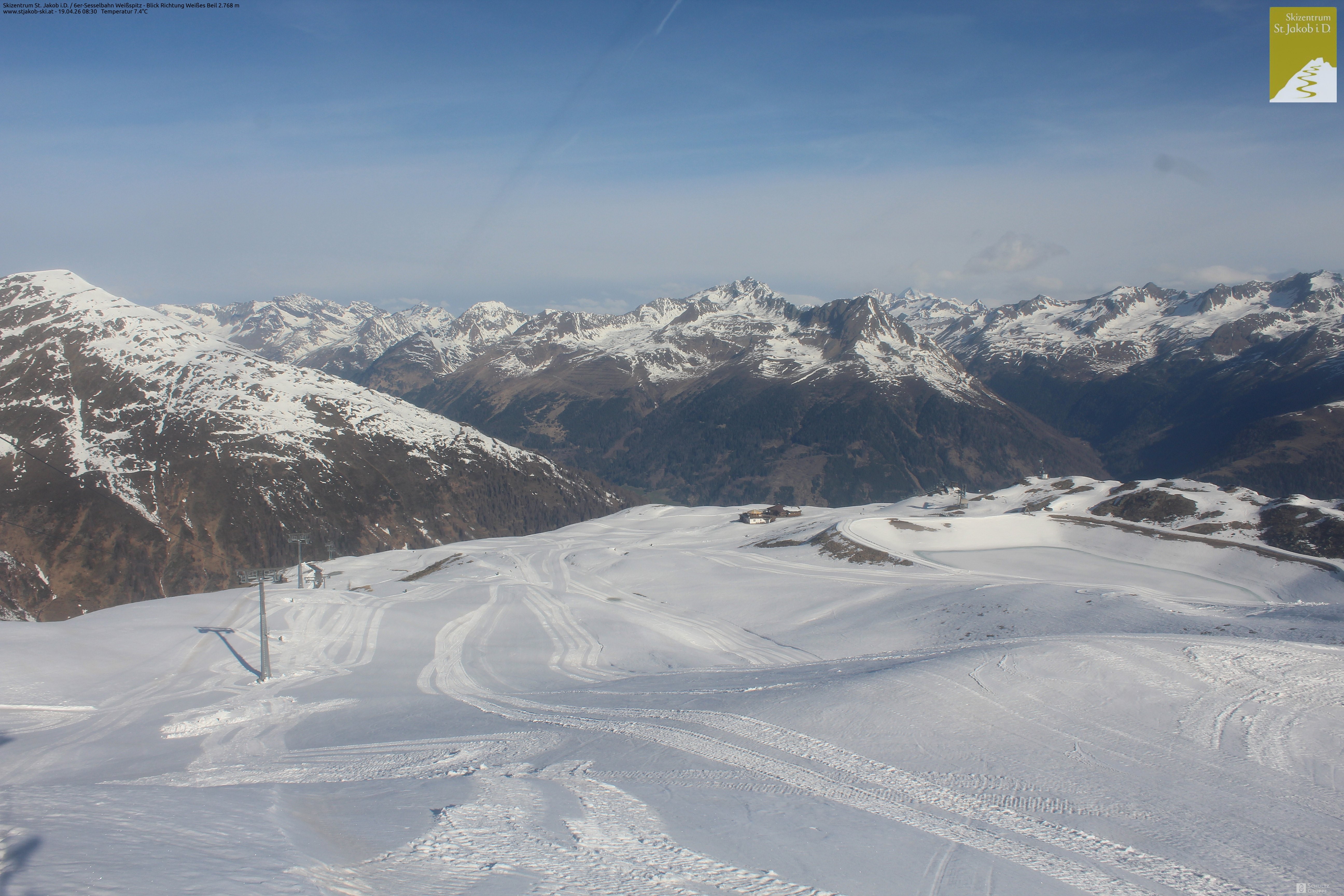 Archiv Foto Webcam 6er Sesselbahn Weißspitz