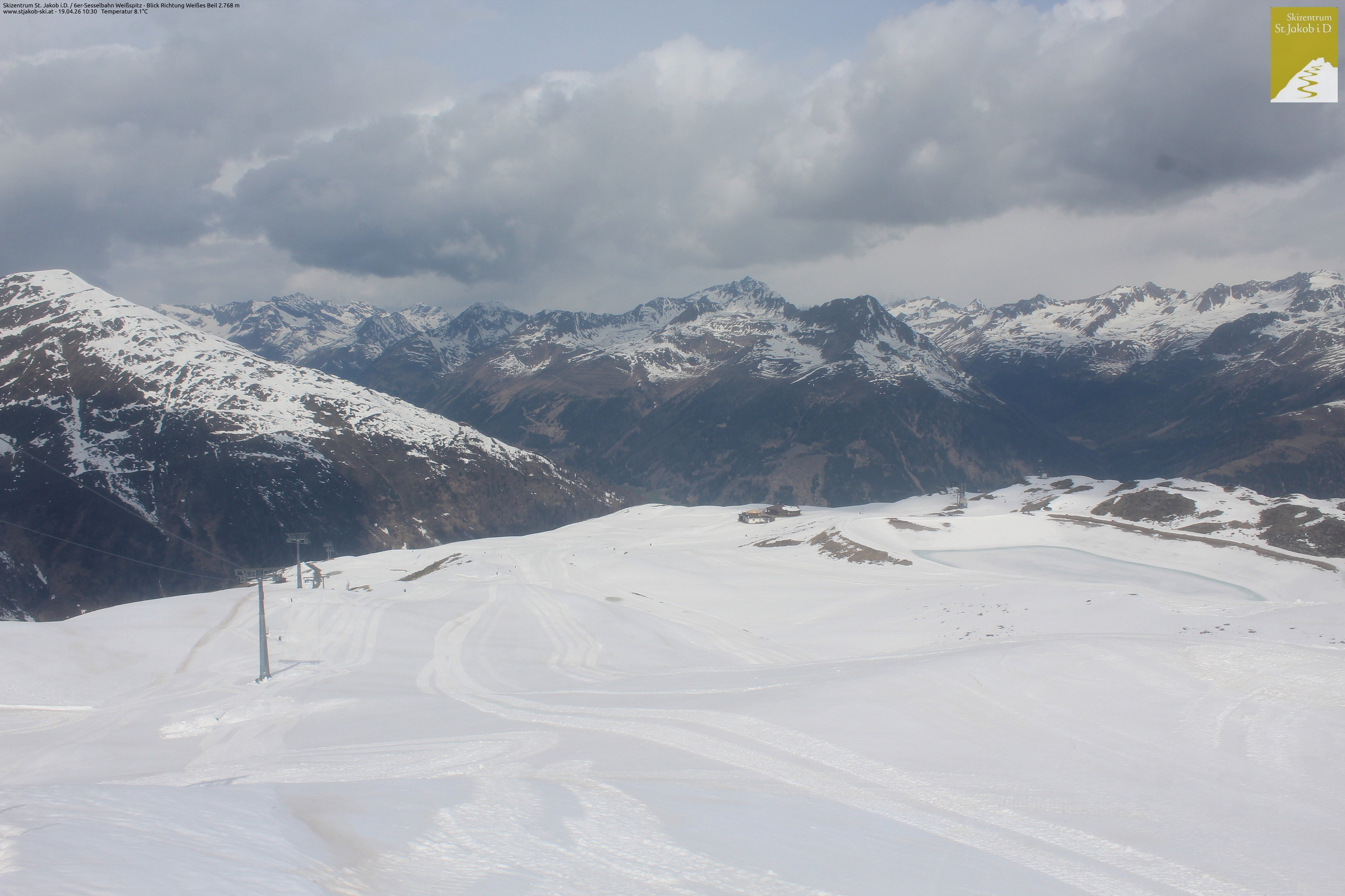 Archiv Foto Webcam 6er Sesselbahn Weißspitz