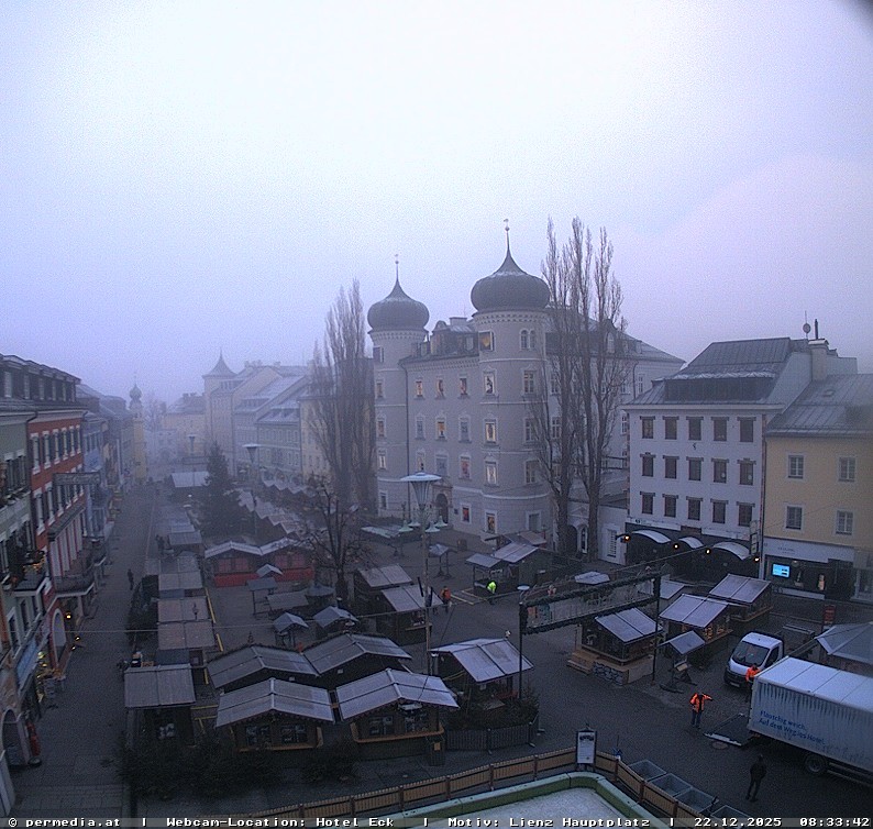 Archiv Foto Webcam Der Marktplatz von Lienz