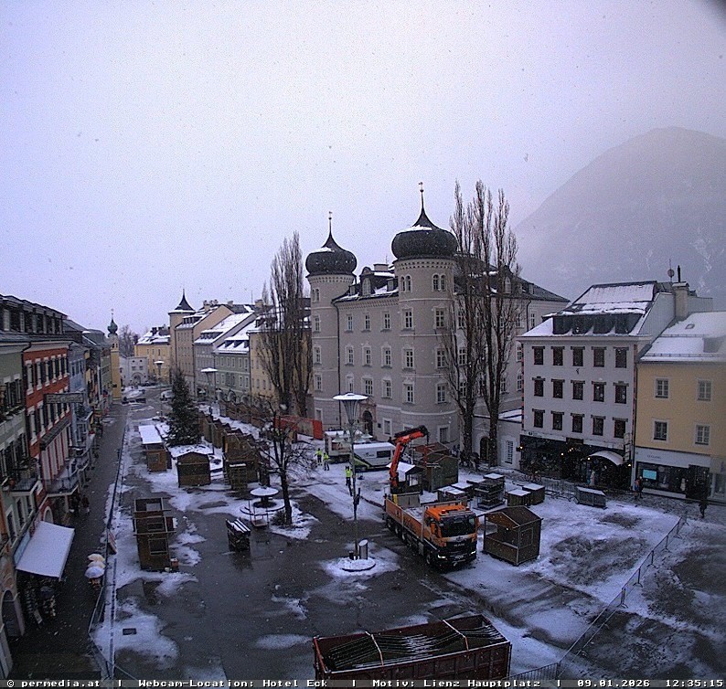 Archived image Webcam City of Lienz