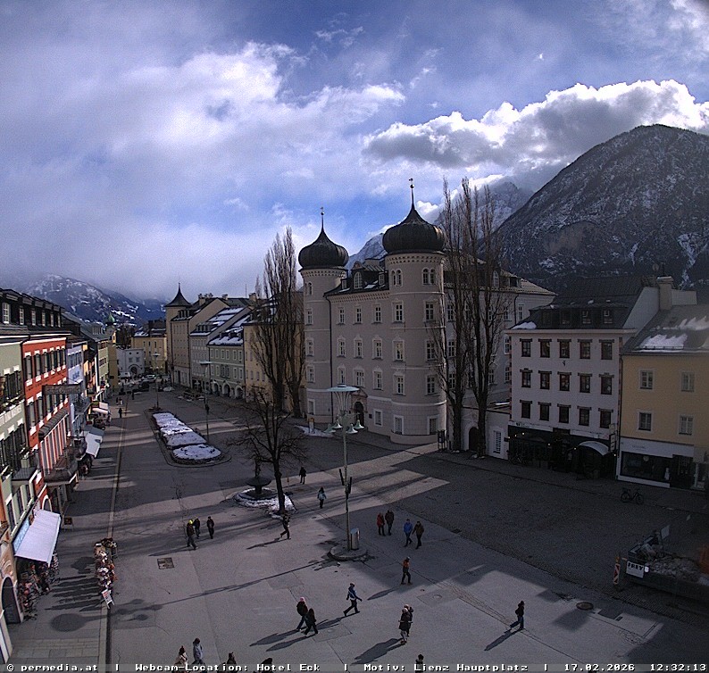 Archived image Webcam City of Lienz
