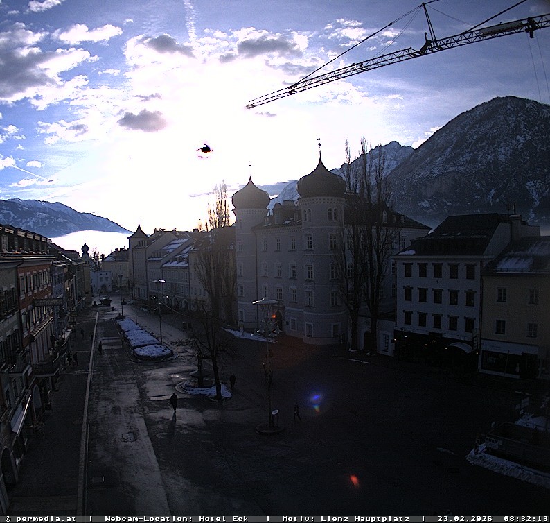 Archiv Foto Webcam Der Marktplatz von Lienz