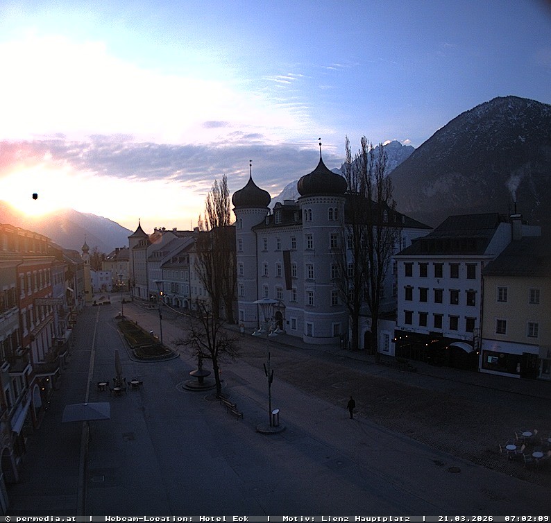 Archived image Webcam City of Lienz