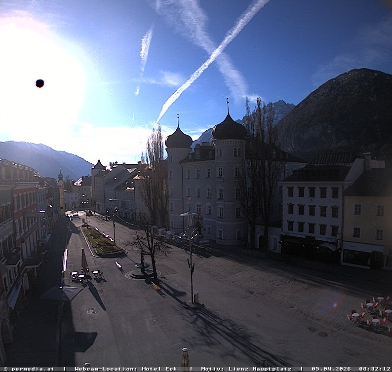 Archiv Foto Webcam Der Marktplatz von Lienz