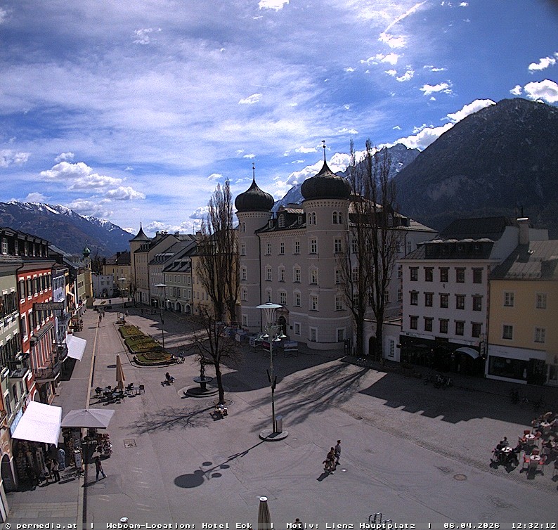 Archived image Webcam City of Lienz