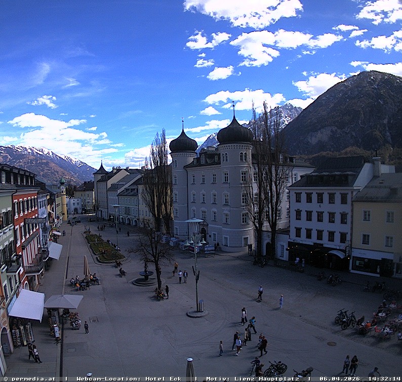 Archived image Webcam City of Lienz