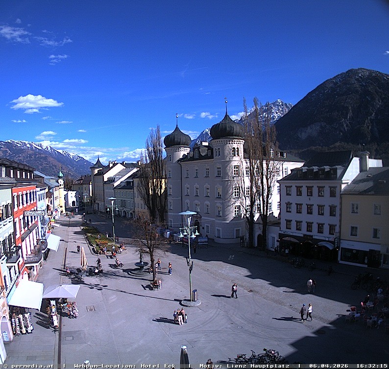 Archived image Webcam City of Lienz
