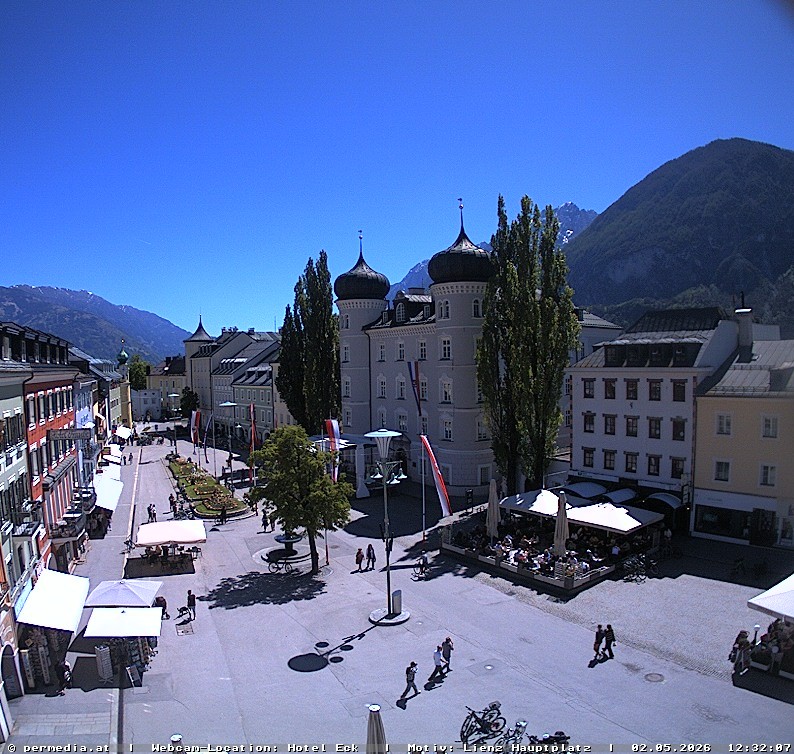 Archiv Foto Webcam Der Marktplatz von Lienz