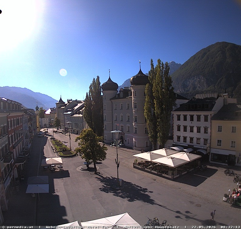 Archived image Webcam City of Lienz
