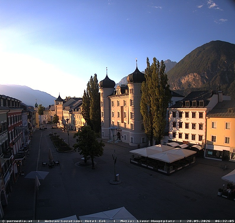 Archived image Webcam City of Lienz