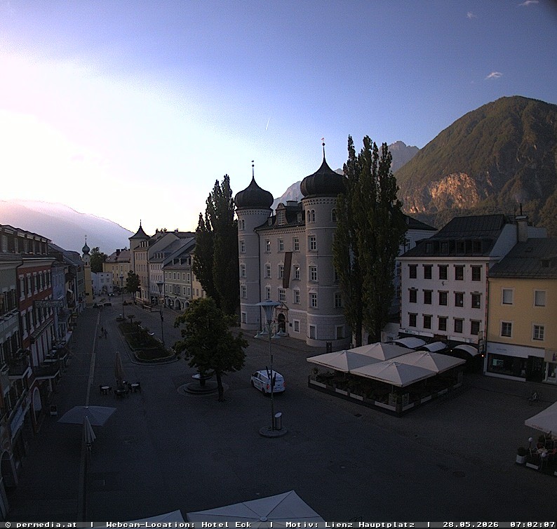 Archived image Webcam City of Lienz