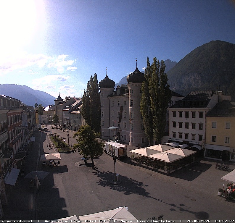 Archived image Webcam City of Lienz