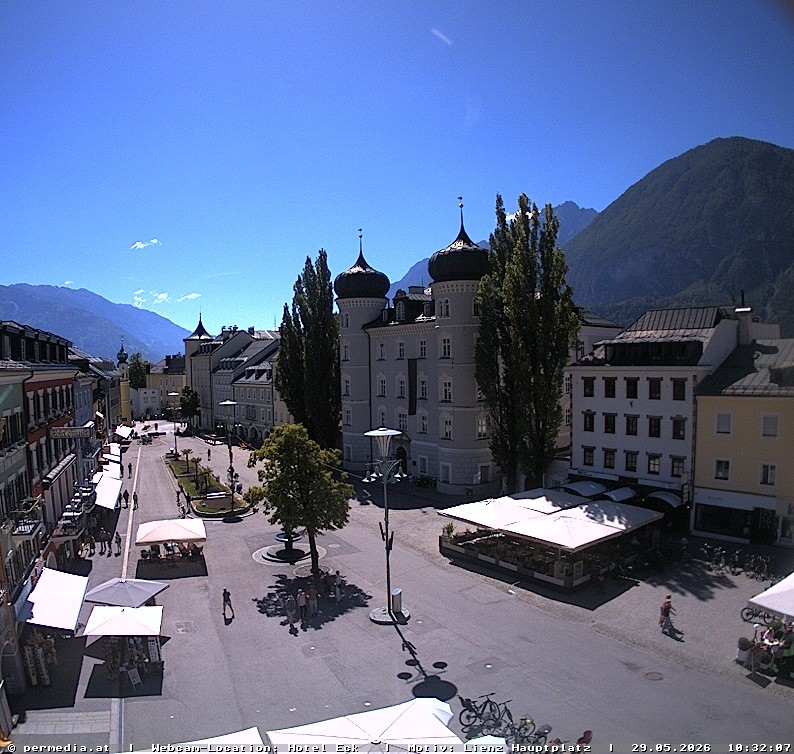 Archiv Foto Webcam Der Marktplatz von Lienz