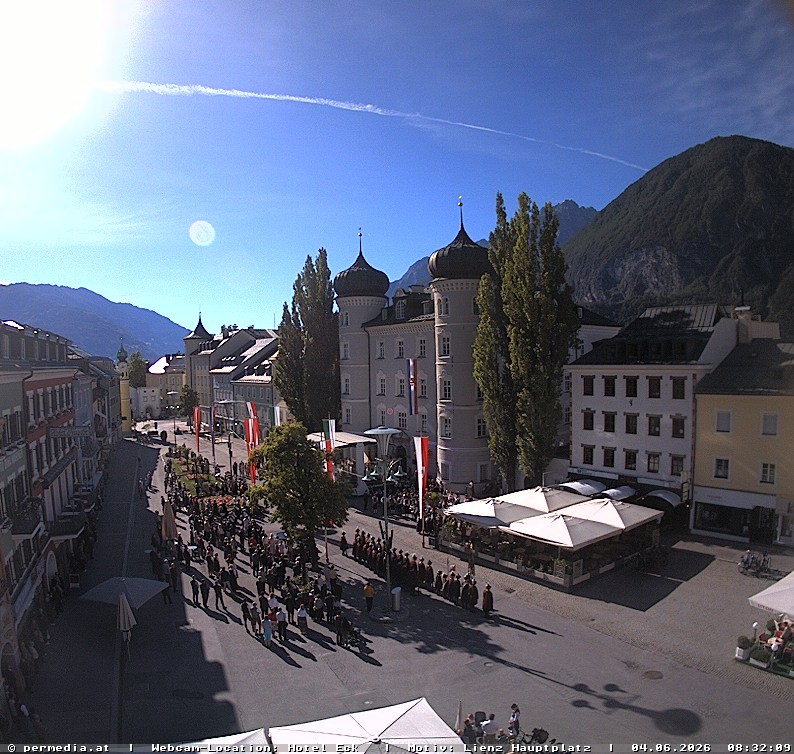 Archived image Webcam City of Lienz