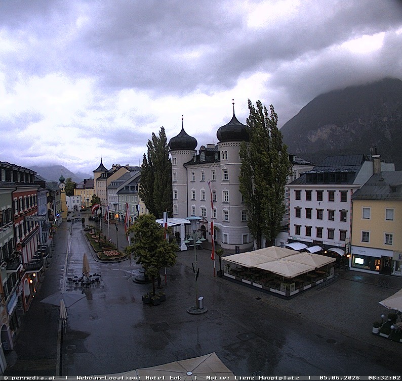 Archived image Webcam City of Lienz
