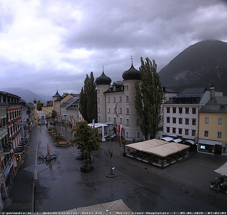 Archived image Webcam City of Lienz