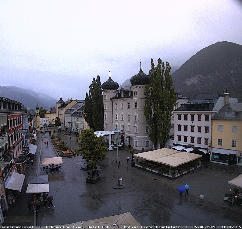 Archived image Webcam City of Lienz
