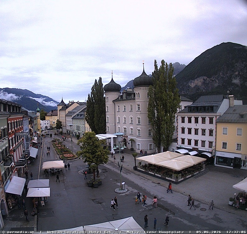 Archived image Webcam City of Lienz