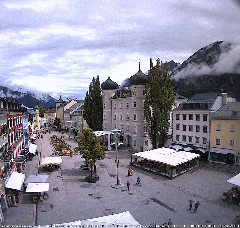 Archived image Webcam City of Lienz