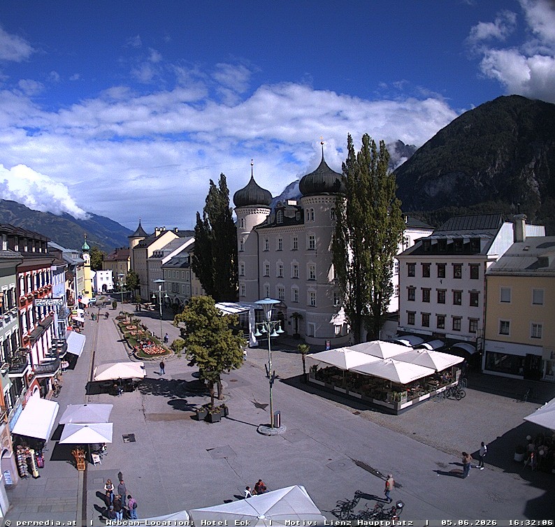 Archived image Webcam City of Lienz