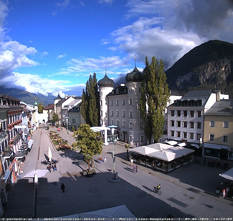 Archived image Webcam City of Lienz