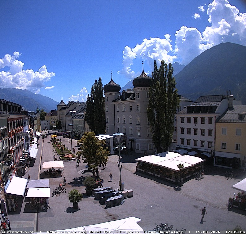 Archived image Webcam City of Lienz