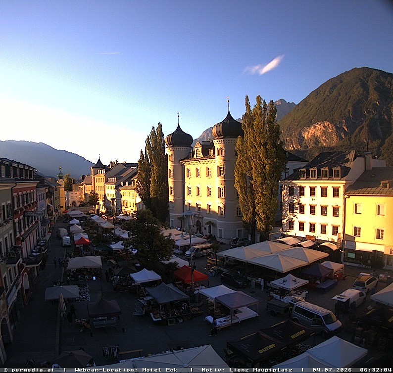 Archived image Webcam City of Lienz