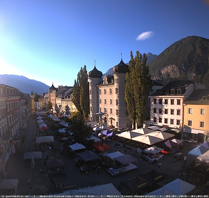 Archived image Webcam City of Lienz