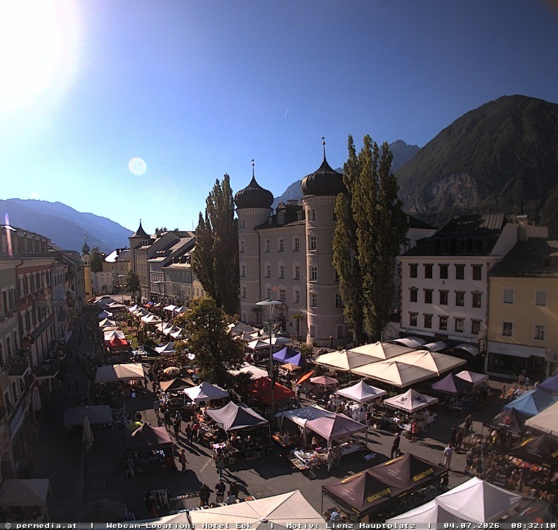 Archived image Webcam City of Lienz