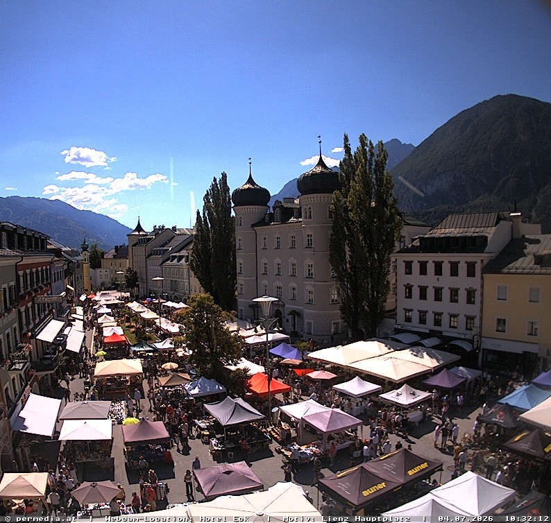 Archived image Webcam City of Lienz