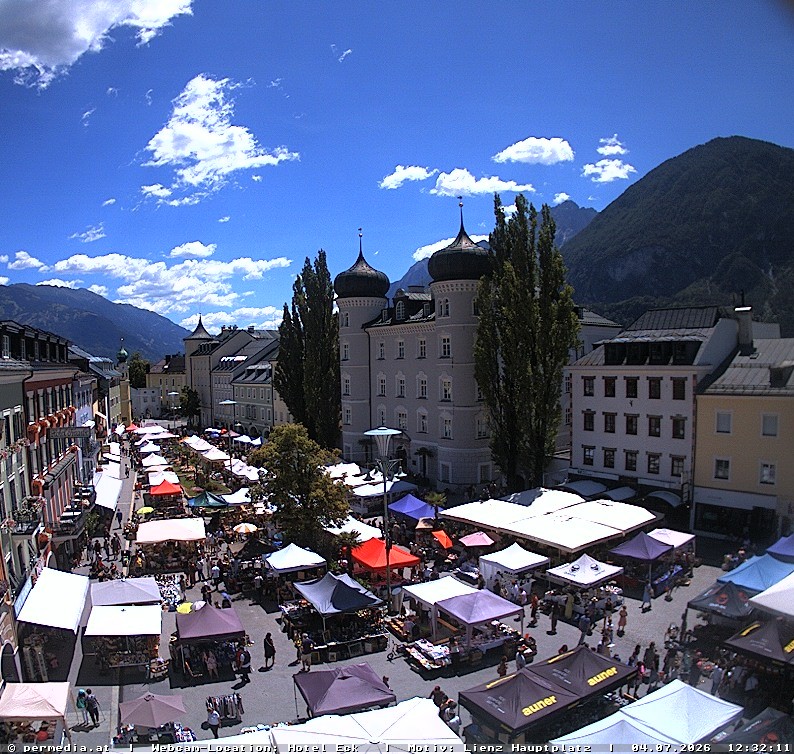 Archived image Webcam City of Lienz